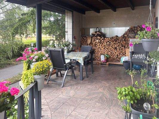 Balkon/überdachte Terrasse  - OG