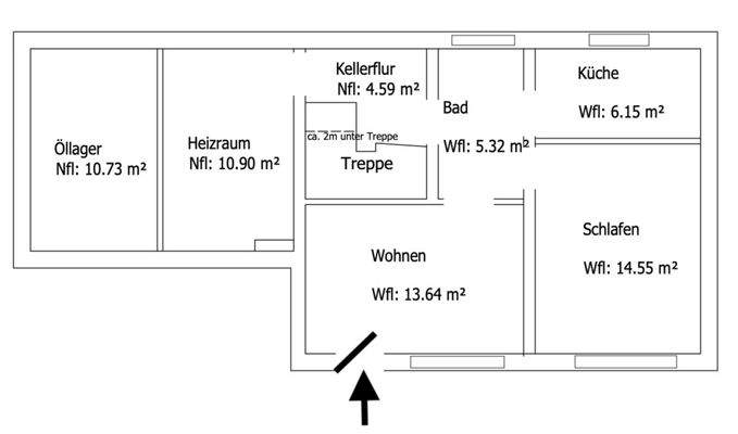 Grundriss Souterrain