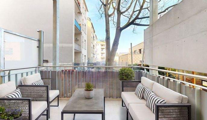 Balkon Visualisierung