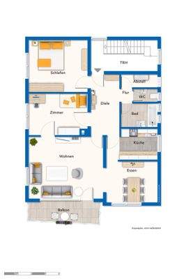 Grundriss Obergeschoss