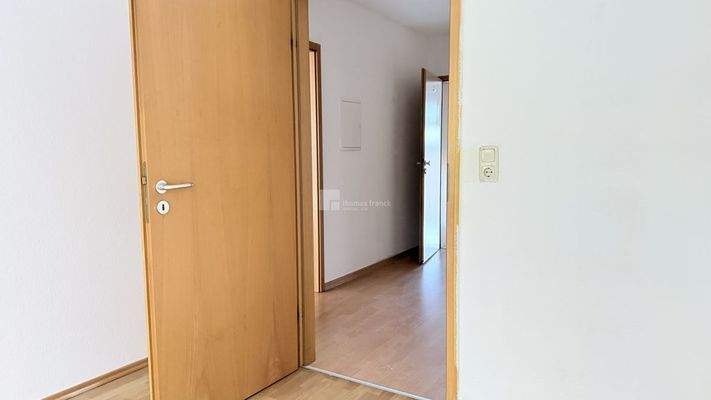 Aus dem Schlafzimmer in den Flur sehend