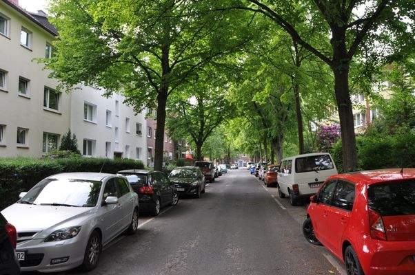 Thiedeweg Blick in die Straße