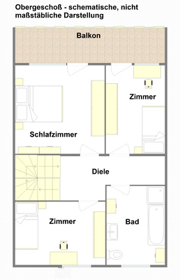 Obergeschoß Im Einfamilien-Reihenhaus in Hemer.png