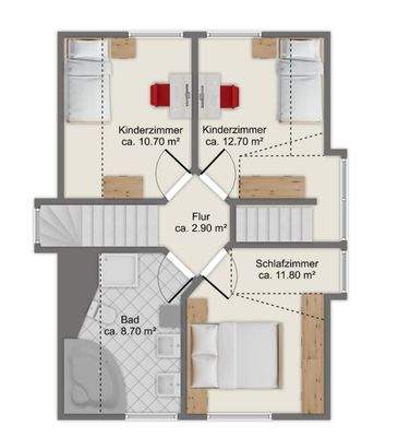 Grundriss Dachgeschoss