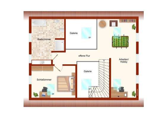 Grundriss Dachgeschoss