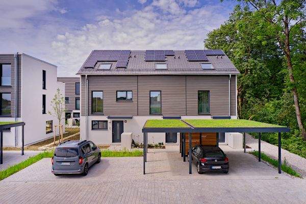 Reihenhäuser mit Satteldach