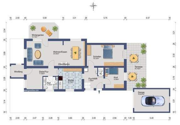 (Darstellung und Maßangaben sind ohne Gewähr)