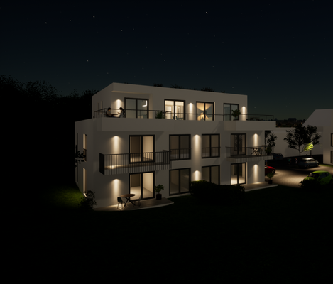 Illustration Ansicht Haus