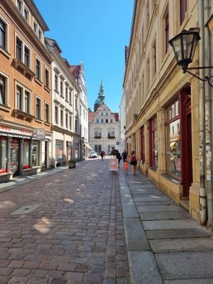 Blick zum Rathaus