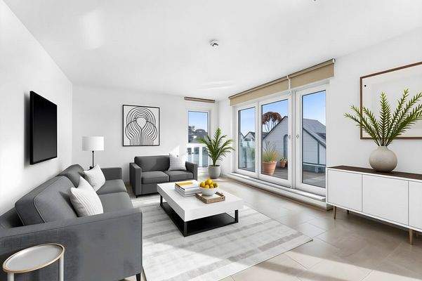 Wohnzimmer Illustriert