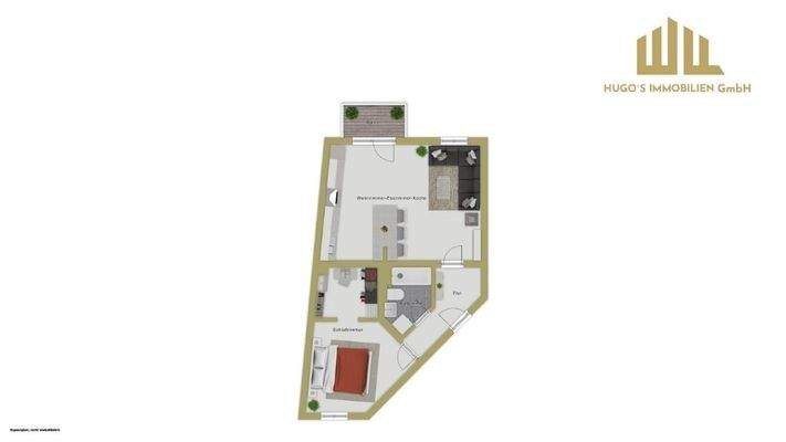 Grundriss WHG Traunreut