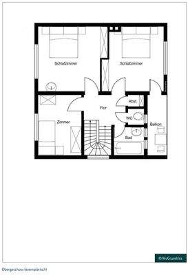 Grundriss Obergeschoss