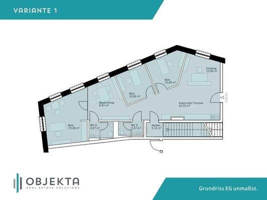 Grundriss EG Variante 1