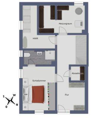 Grundriss EG ohne Außenanlage