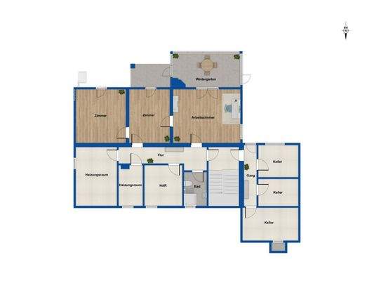 Grundriss Untergeschoss