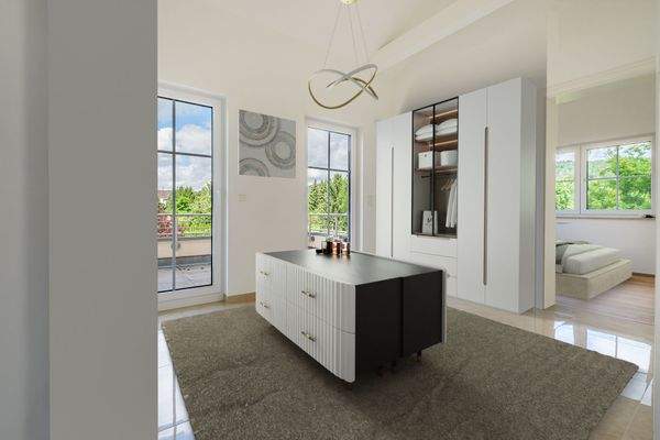 Schlafzimmer mit Ankleide