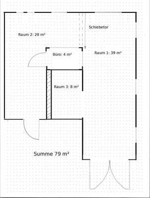 Grundriss Rampenhalle
