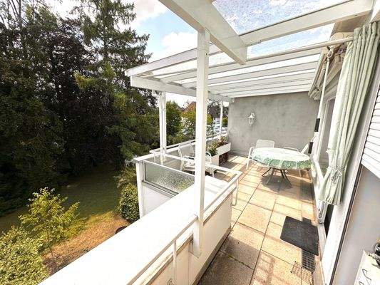 Dachterrasse mit Ausblick