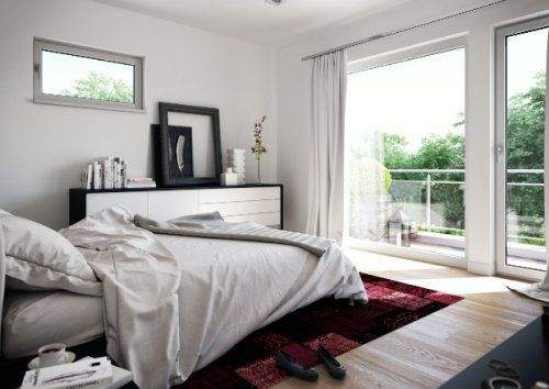 Modernes Schlafzimmer-Idyll