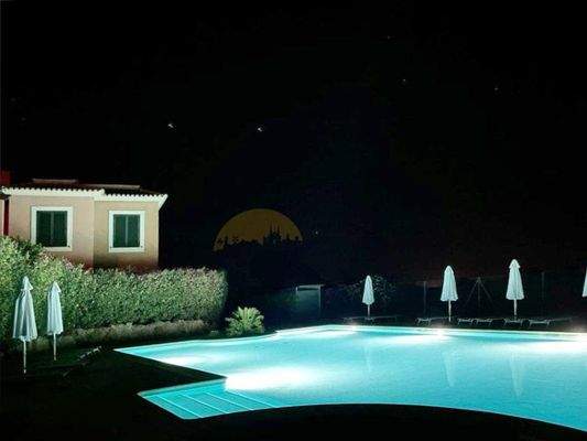 Hausansicht vom Pool