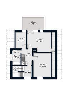 Grundriss Obergeschoss