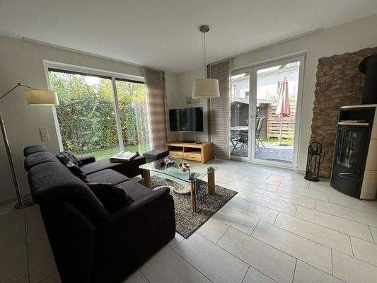 Wohnbereich mit Kamin