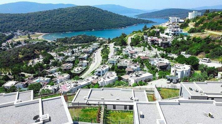 Sea View Houses Close to the Airport in Bodrum