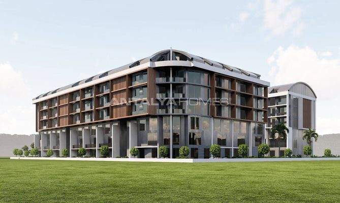 Stylish Apartments in a Complex with Pool in Antalya Konyaaltı