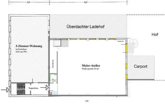 Grundriss-Hinterhaus 1.OG