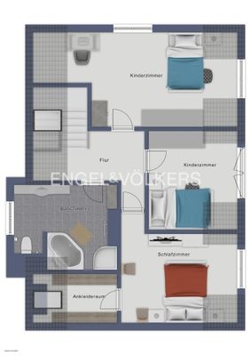 Grundriss OG Hinterhaus