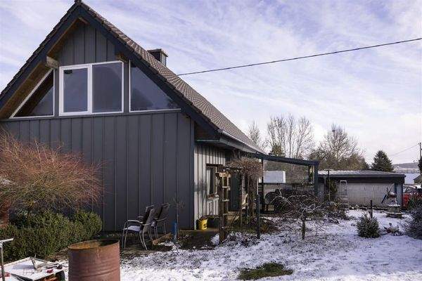 Rückansicht vom Garten