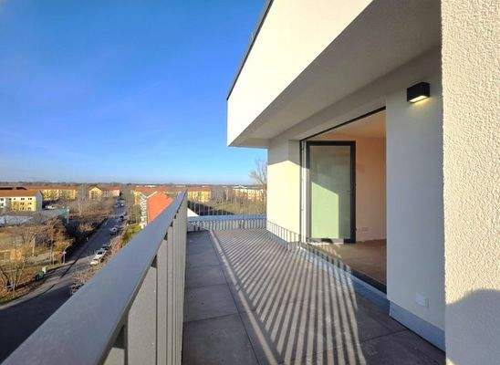 Teil der Dachterrasse