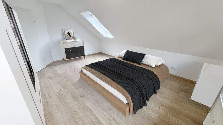 Schlafzimmer "digital eingerichtet 1"