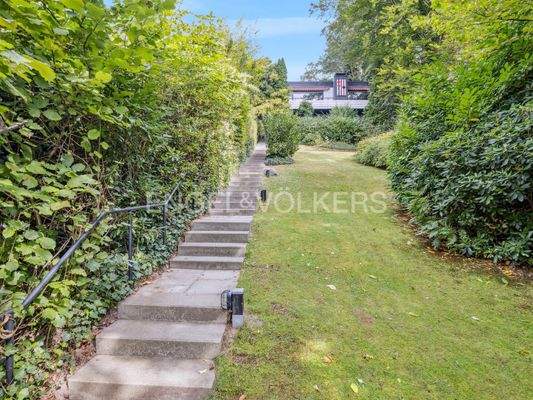 Blick vom Unterberg zum Haus