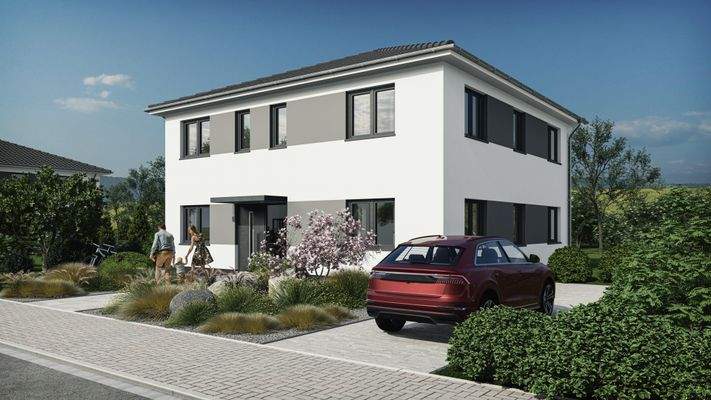 Zweifamilienhaus 176 Straßenansicht