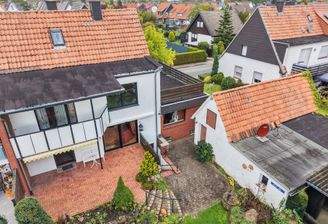 Rückansicht vom Haus