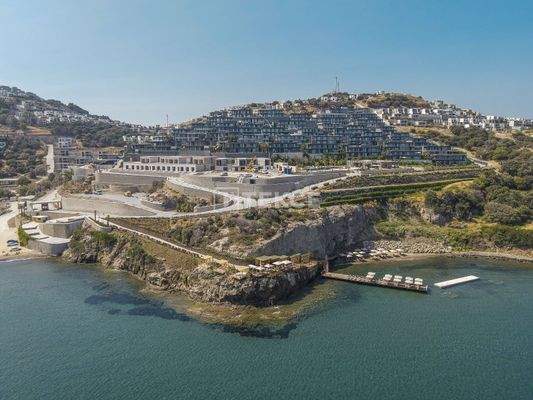 Sea-View Properties in a Project with Private Beach in Bodrum