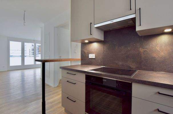 Offene Küche mit Theke