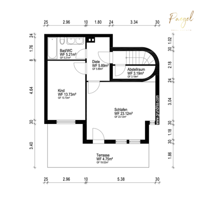Grundriss - Souterrain