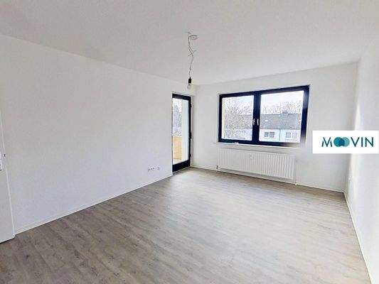 Ansicht II: Wohn- und Esszimmer