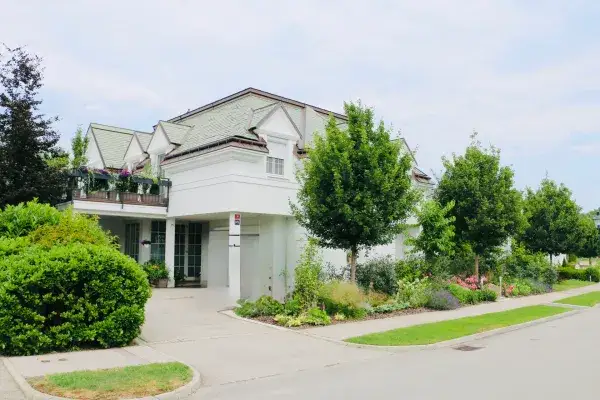 Straße Einfahrt Front