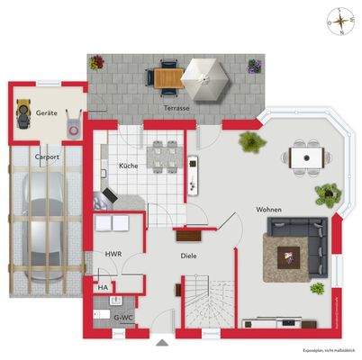 Grundriss Erdgeschoss