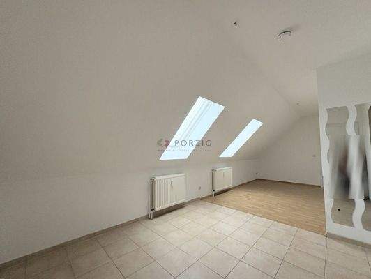 offener Wohnbereich mit Küche