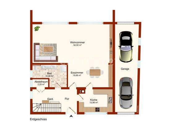 Grundriss Erdgeschoss