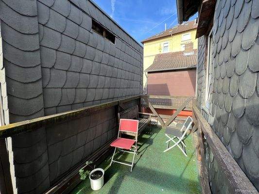 Balkon zur DG Wohnung