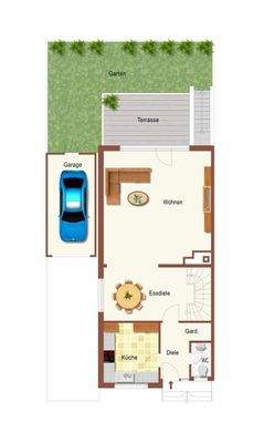 Der Grundriss Erdgeschoss