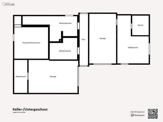 Grundriss Keller-/Untergeschoss