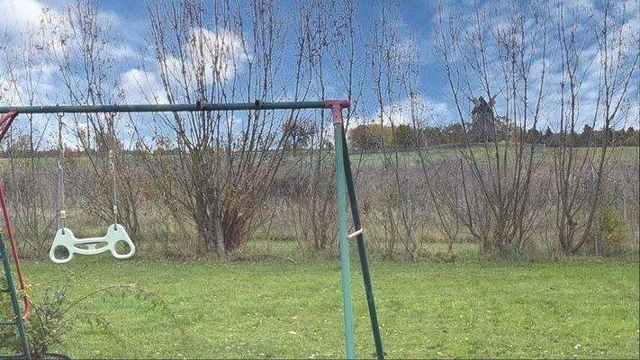 Foto-Blick zur Bockwindmühle Libehna