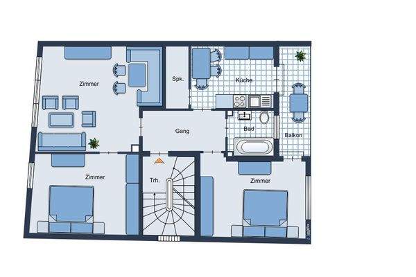 Grundriss Obergeschoss