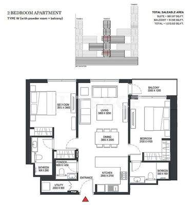 Properties in a 5-Tower Project in Dubai Meydan